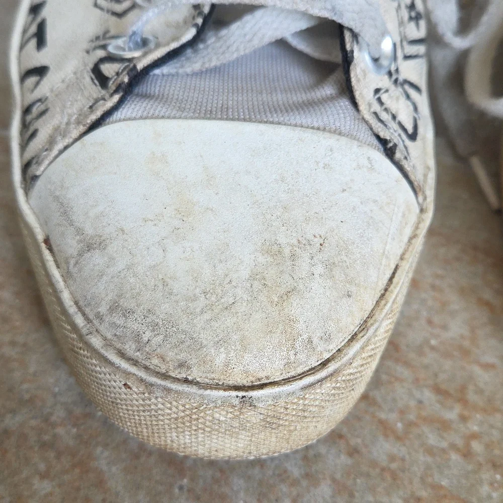 Converse Not Chuck Graphic High-Top Sneakers Thrashed Sz 9.5 - Picture 5 of 17